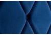 4ft6 Double Loxey Velvet velour Blue fabric bed frame 7